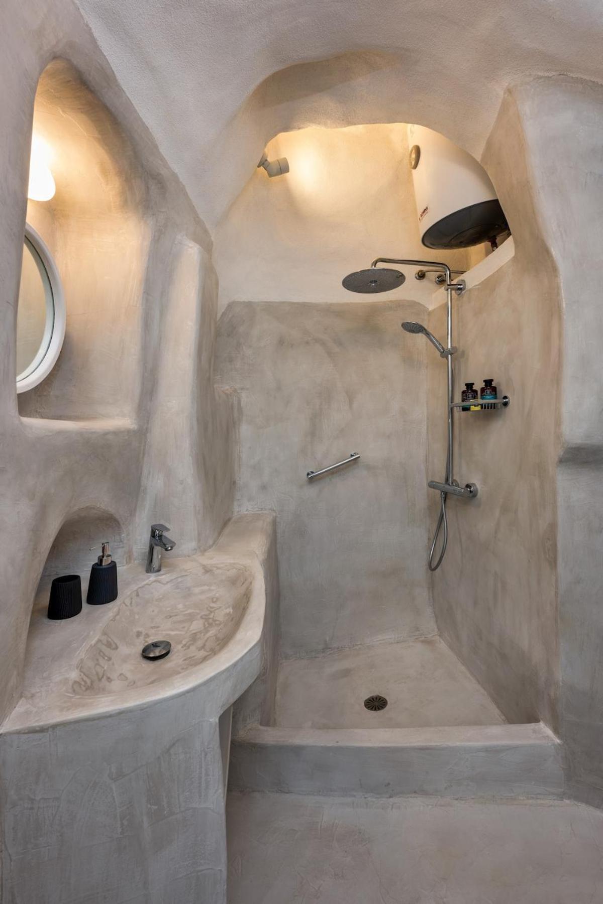 Gilbert'S Cave With Cave Jacuzzi Villa Megalochori  Exteriör bild